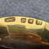 1936 British vintage sterling silver anointing spoon with gold-plated decoration boxed